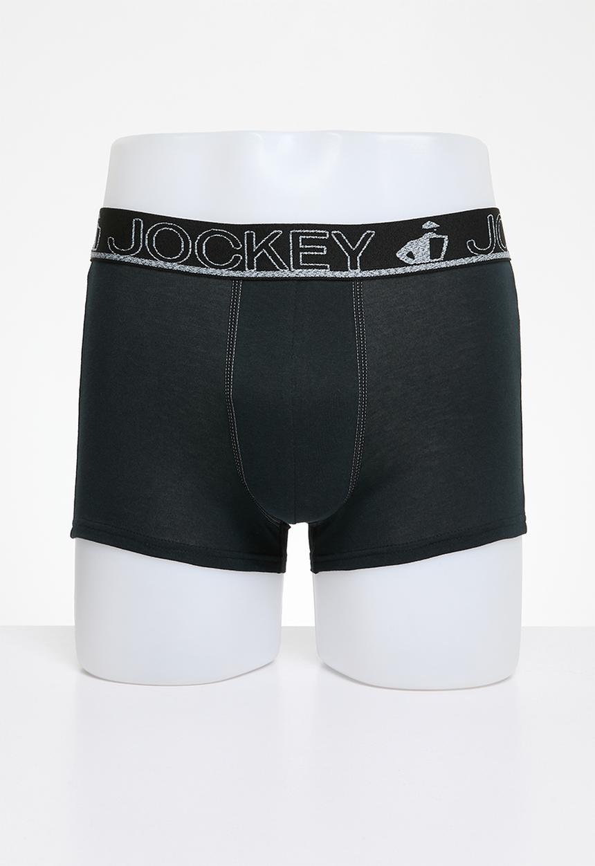 Jockey - 2 Pack exclusive pouch trunk - black