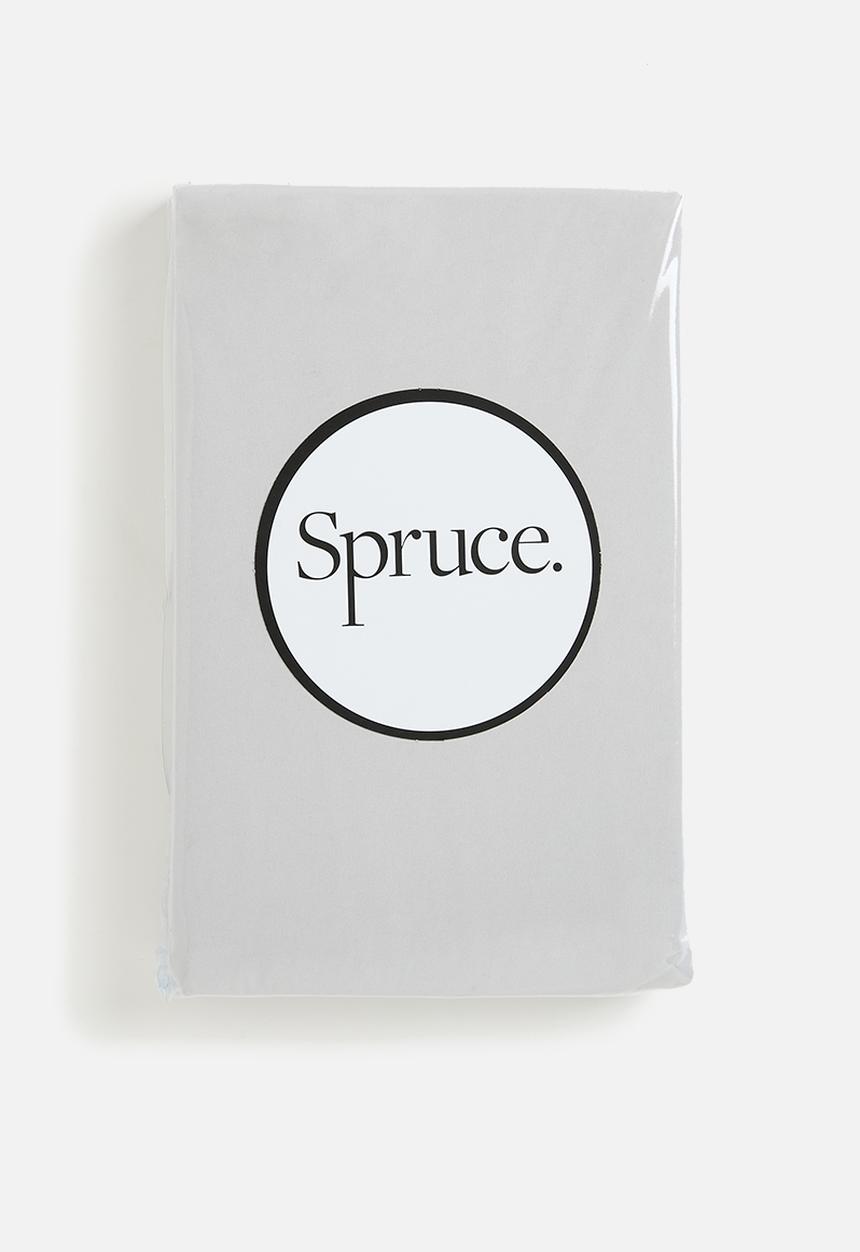 Sixth Floor - Recycled microfibre fitted sheet - soft grey