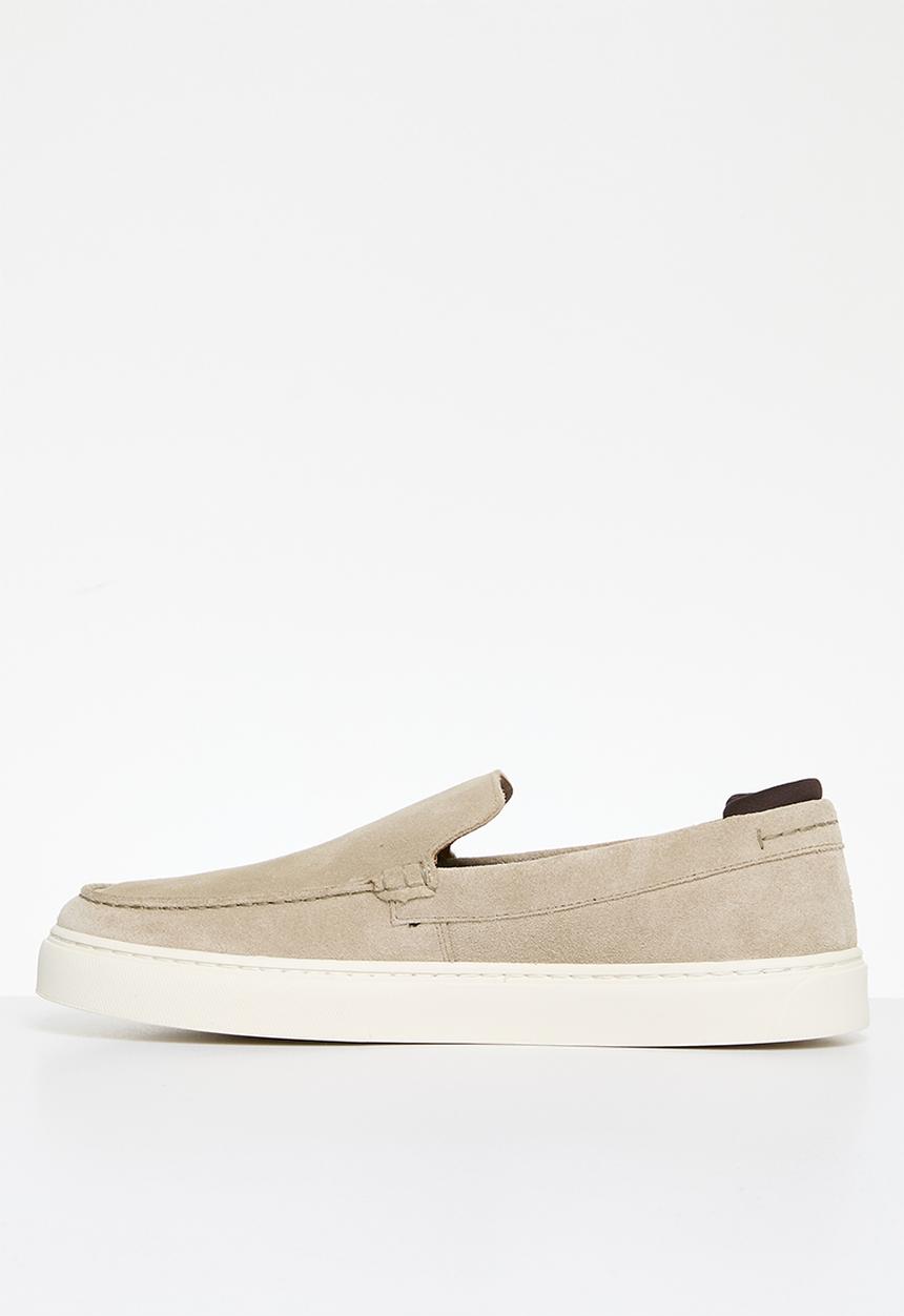 Tommy Hilfiger - Casual hilfiger suede loafer - beige 