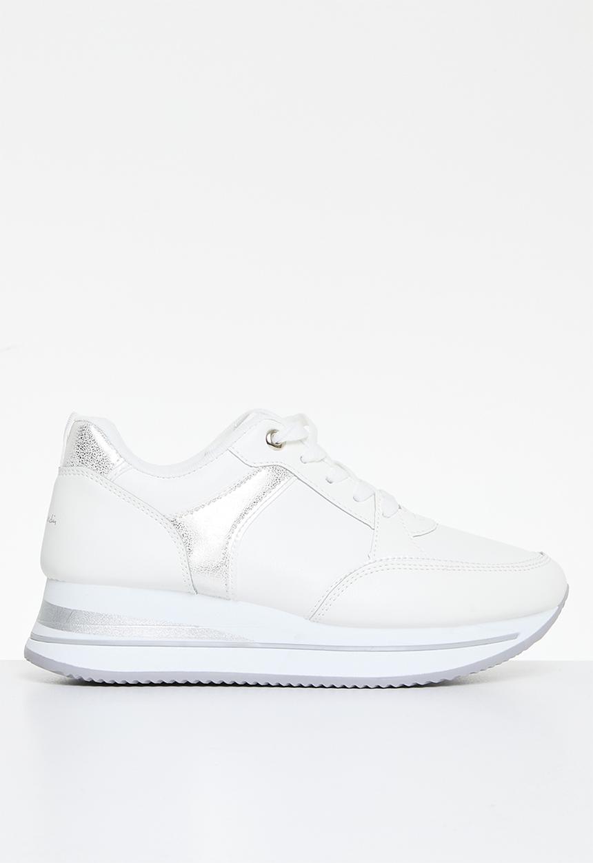 Pierre Cardin - Azalee 1 Sneaker - White & Silver