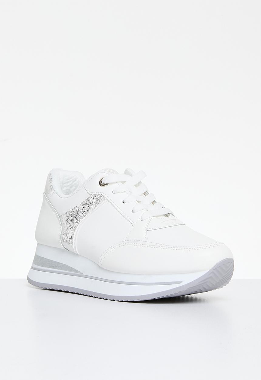 Pierre Cardin - Azalee 1 Sneaker - White & Silver