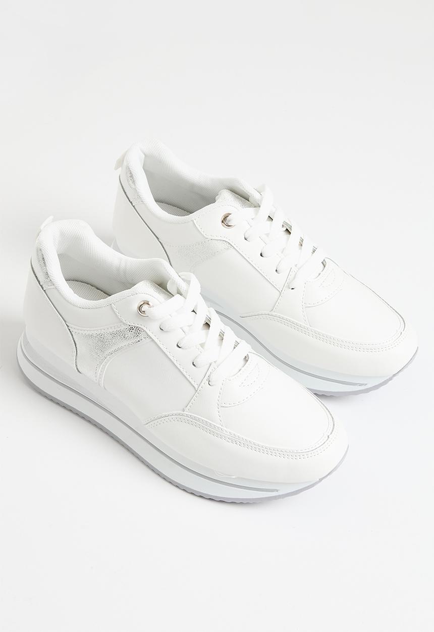 Pierre Cardin - Azalee 1 Sneaker - White & Silver