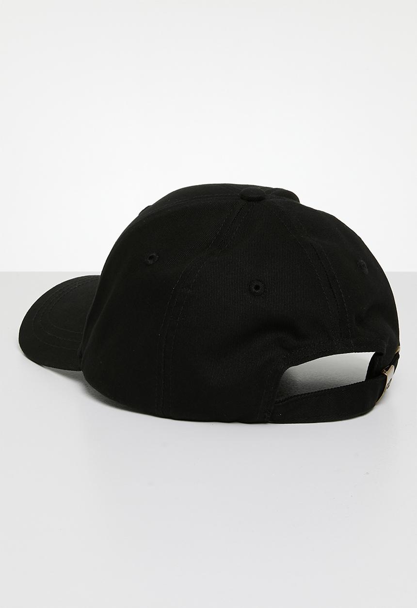POLO - 6 Panel classic peak - black
