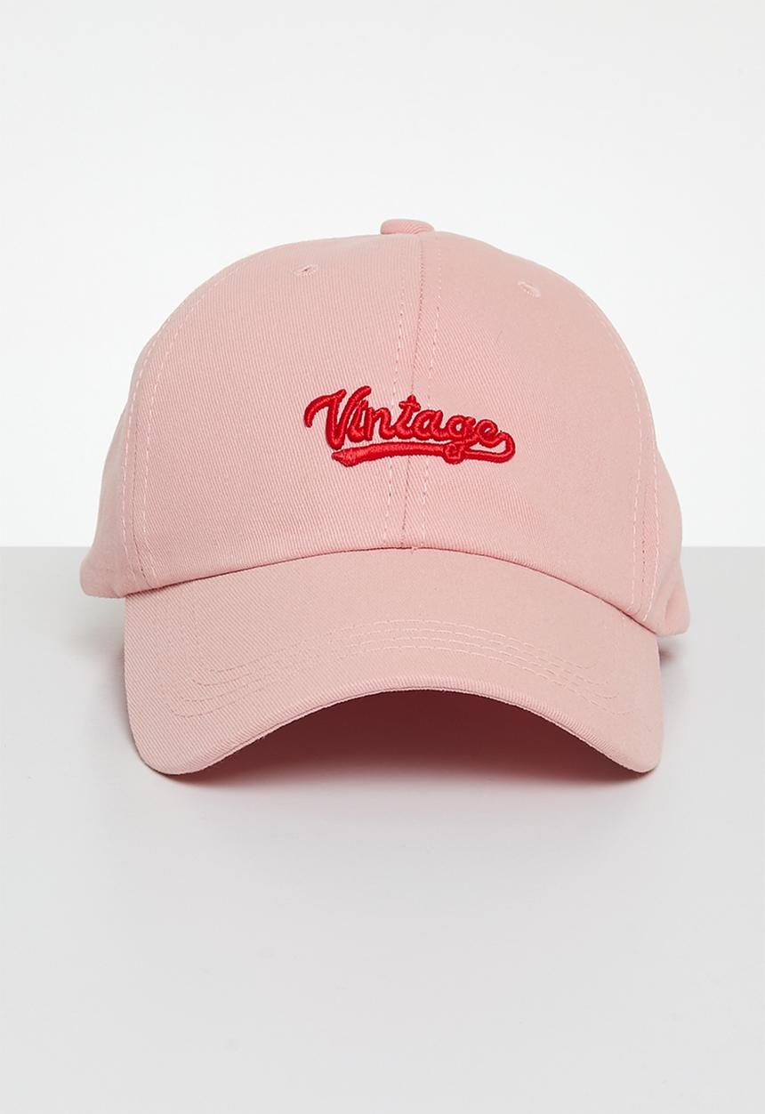 Superbalist - Vintage logo  peak cap-pink
