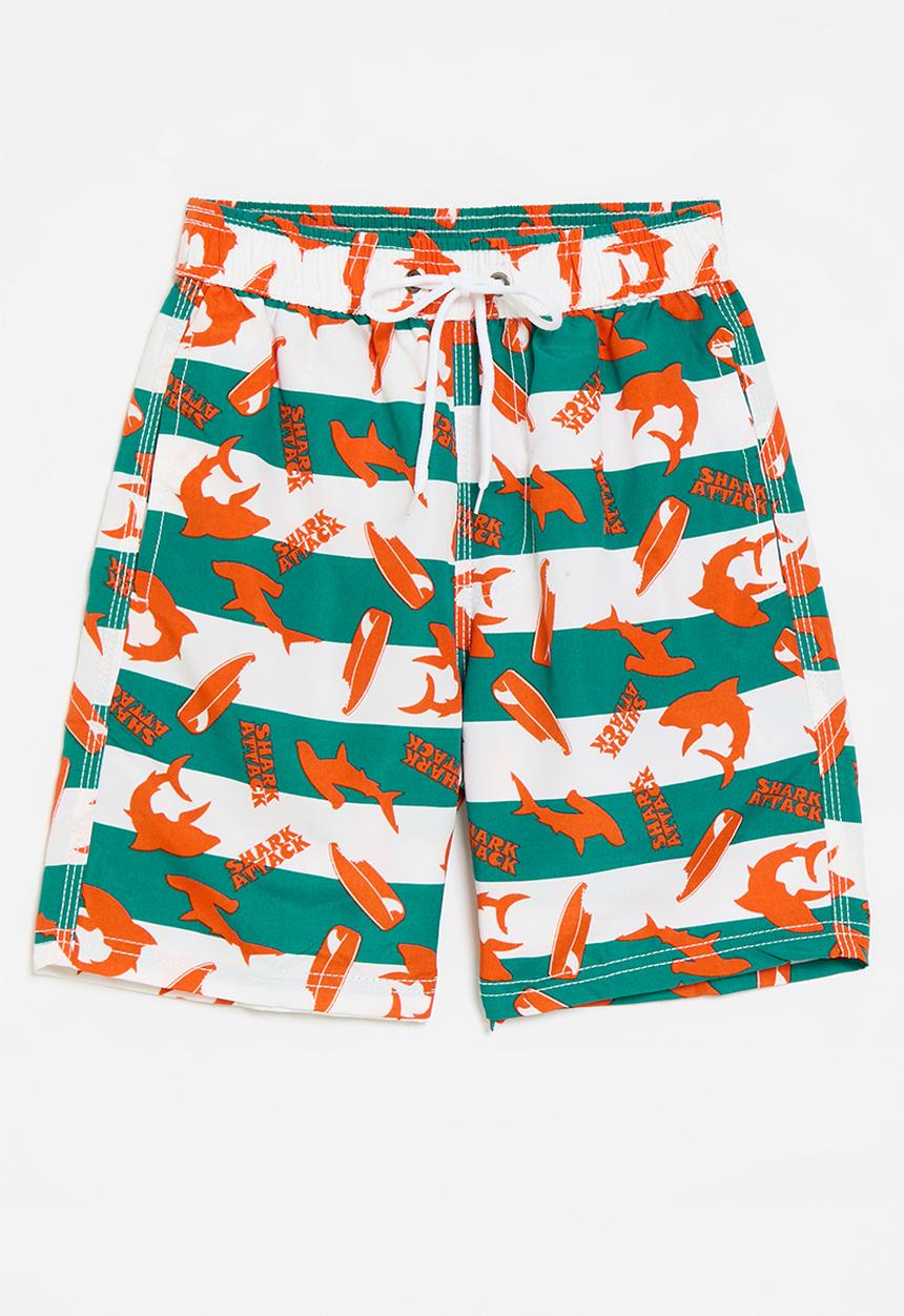 Pop Candy - Striped board shorts - multi