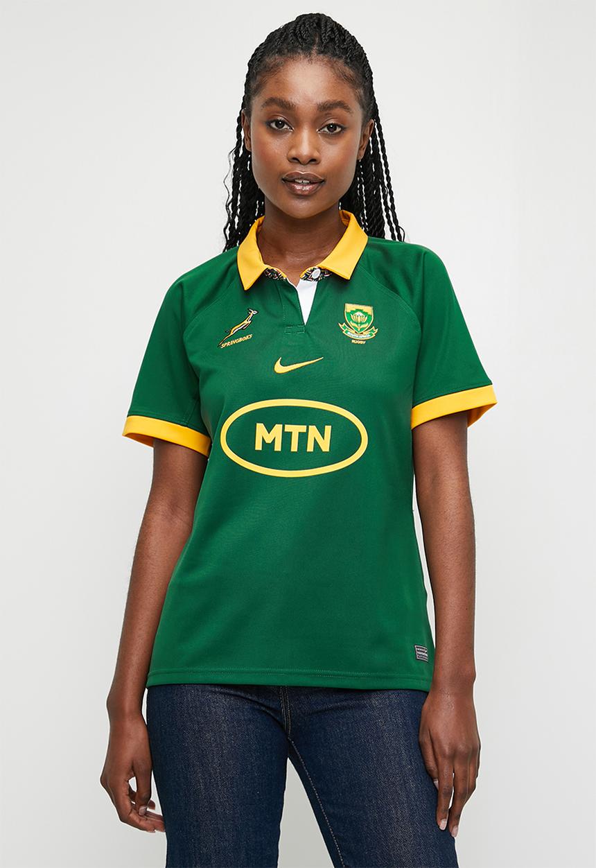 Nike - Springbok Women's Short Sleeve Jersey - Green/University Gold