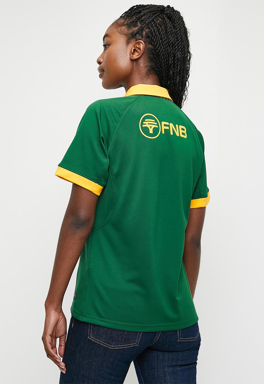 Nike - Springbok Women's Short Sleeve Jersey - Green/University Gold
