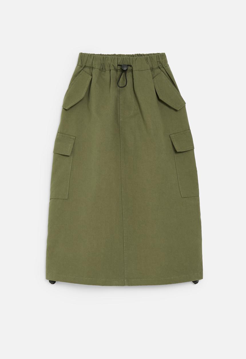 Pop Candy - Cargo pocket skirt - khaki