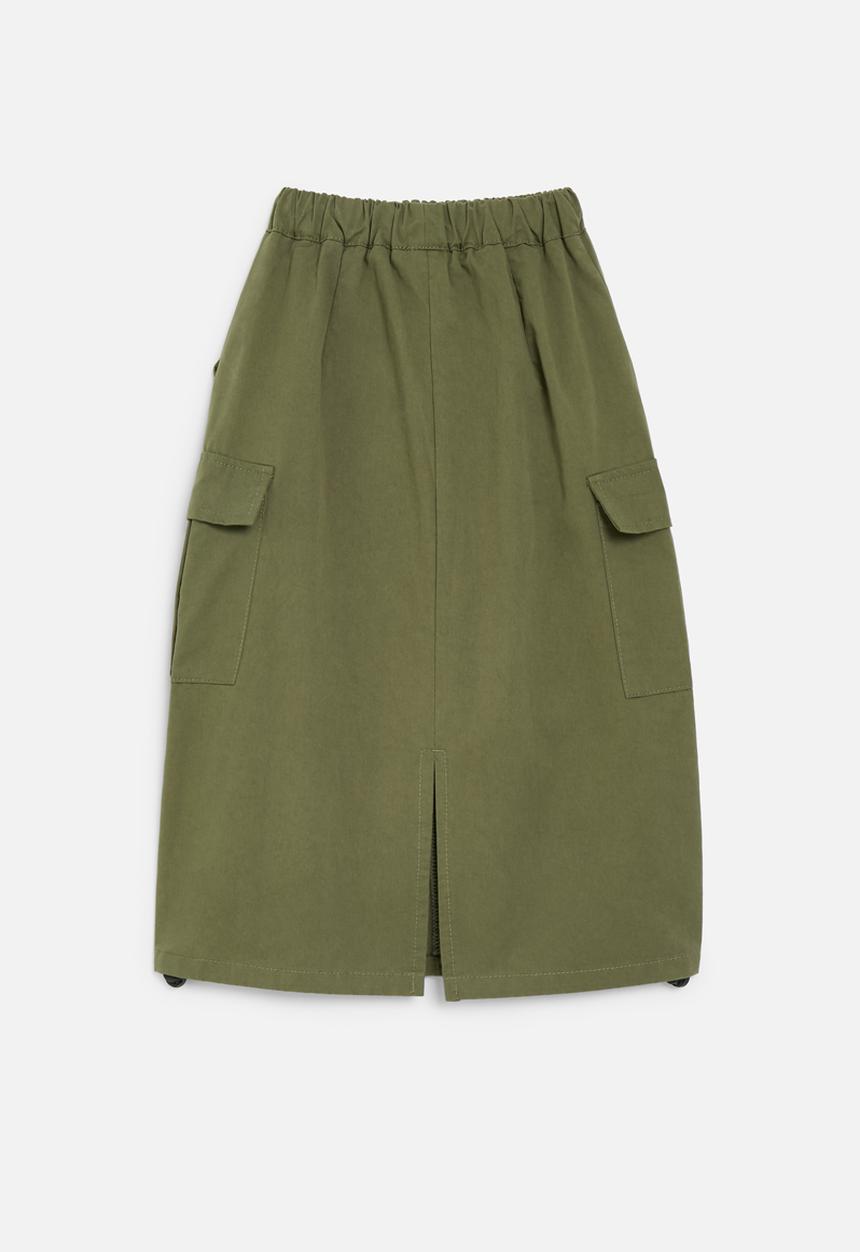 Pop Candy - Cargo pocket skirt - khaki