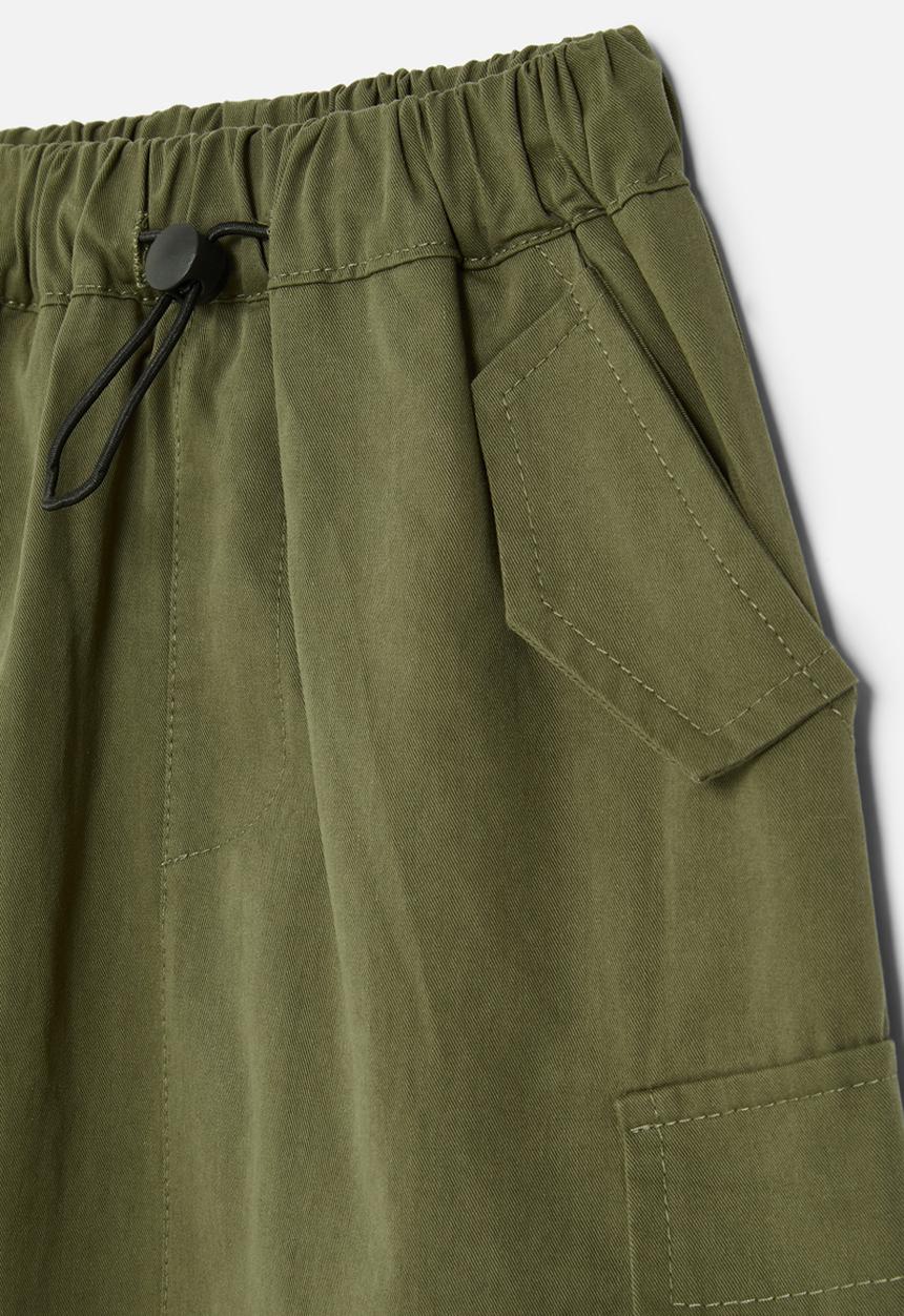 Pop Candy - Cargo pocket skirt - khaki