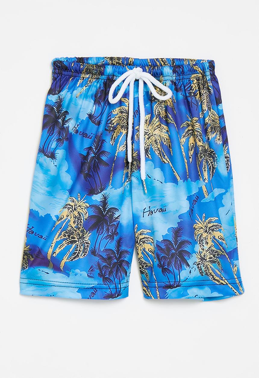 Pop Candy - Printed board shorts - blue
