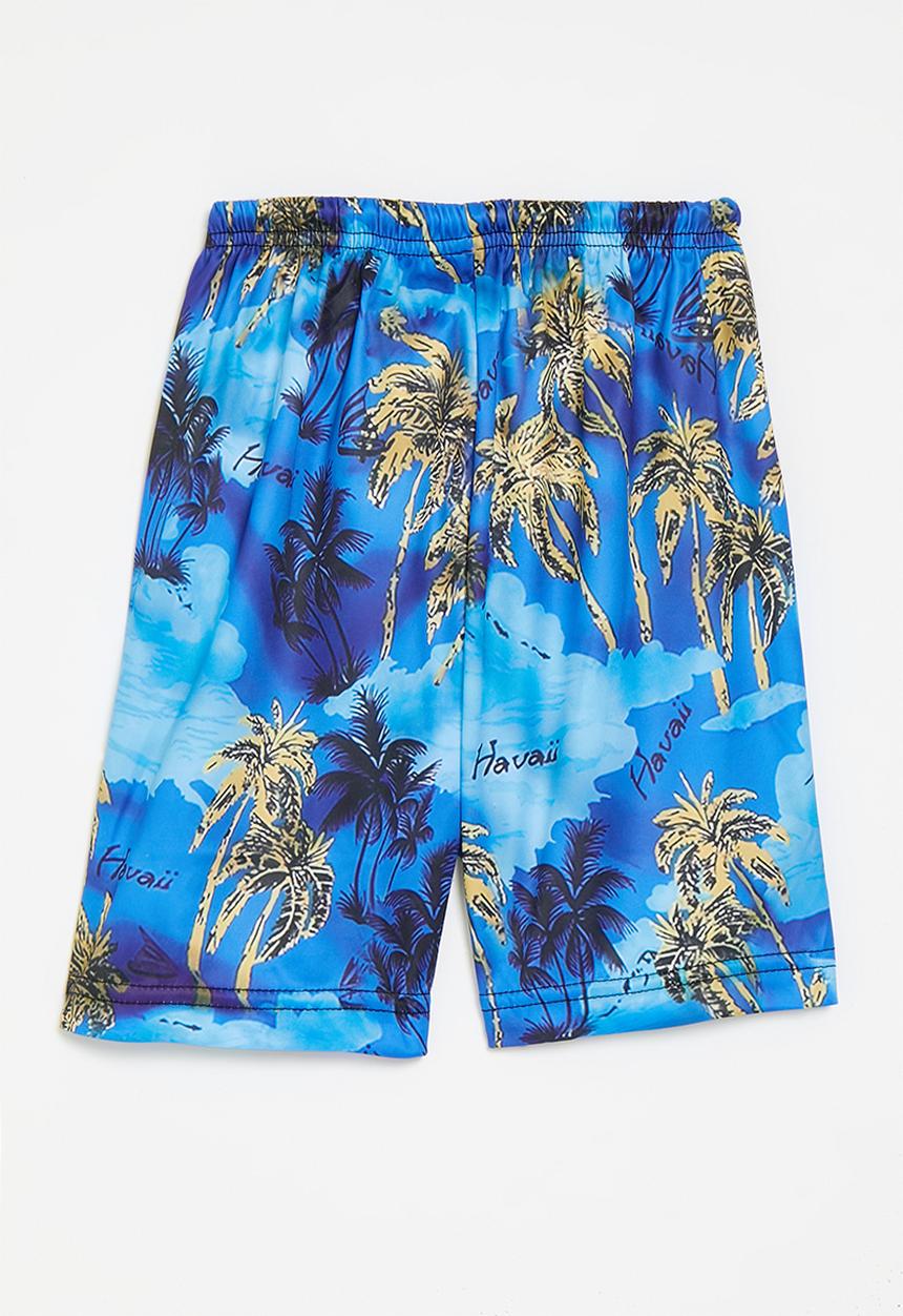 Pop Candy - Printed board shorts - blue