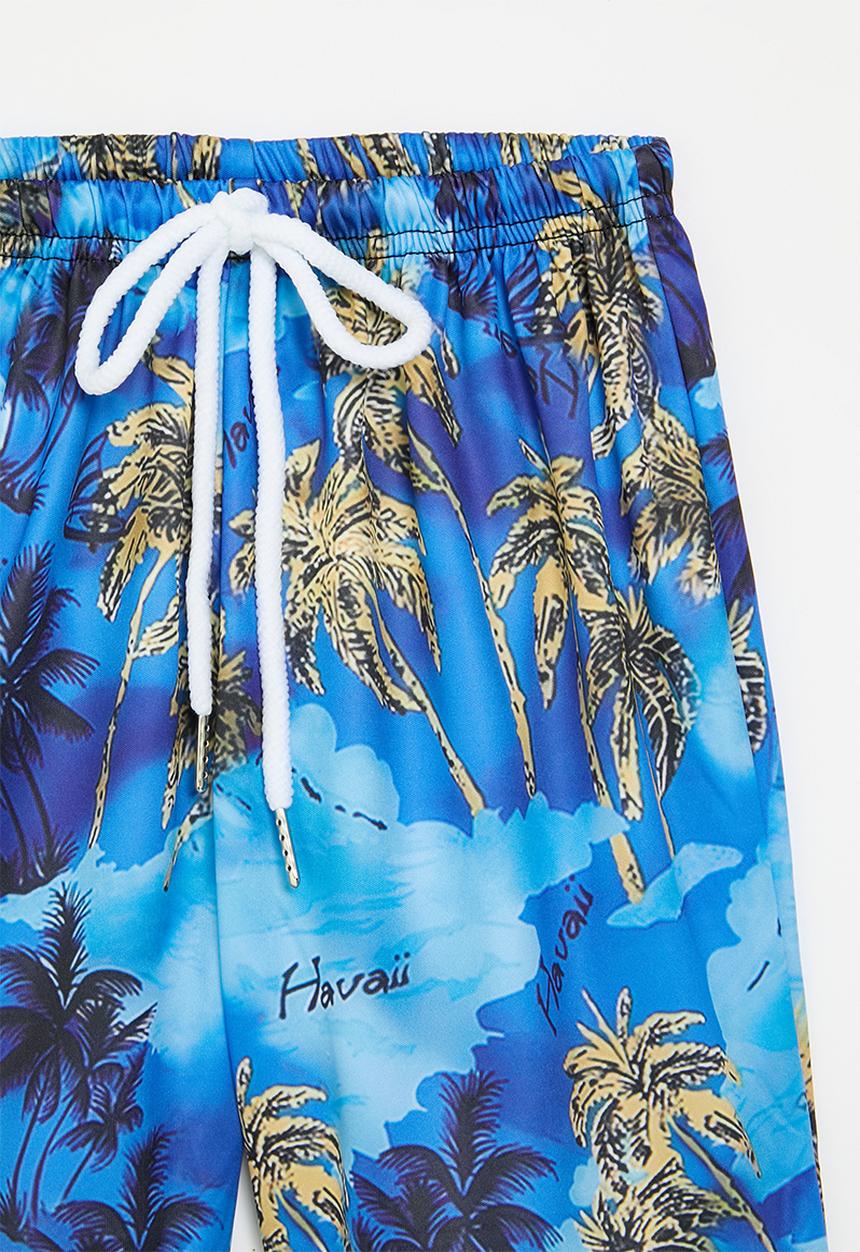 Pop Candy - Printed board shorts - blue