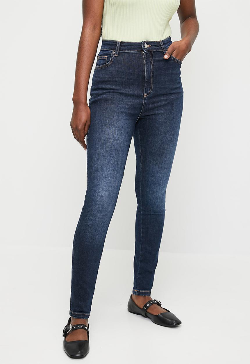 Cotton On - Curvy High Stretch Skinny Jean - Eclipse Blue