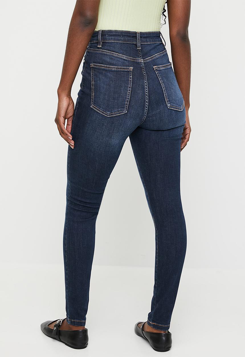 Cotton On - Curvy High Stretch Skinny Jean - Eclipse Blue