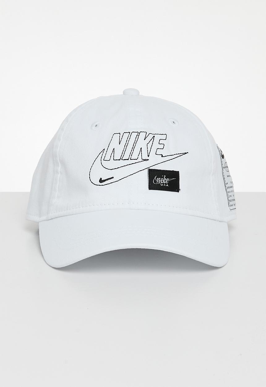 Nike - Nan label mashup club cap - white