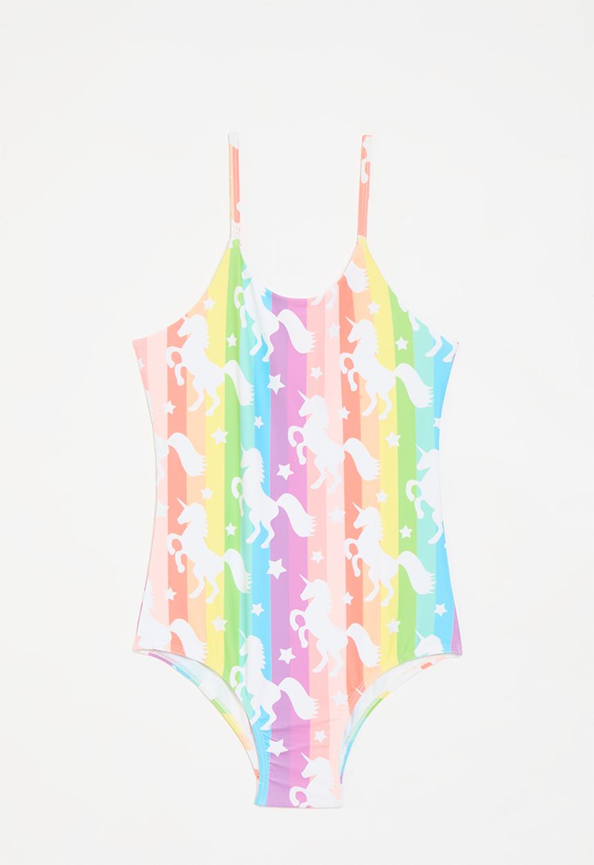 Pop Candy - Striped swimsuit - multi