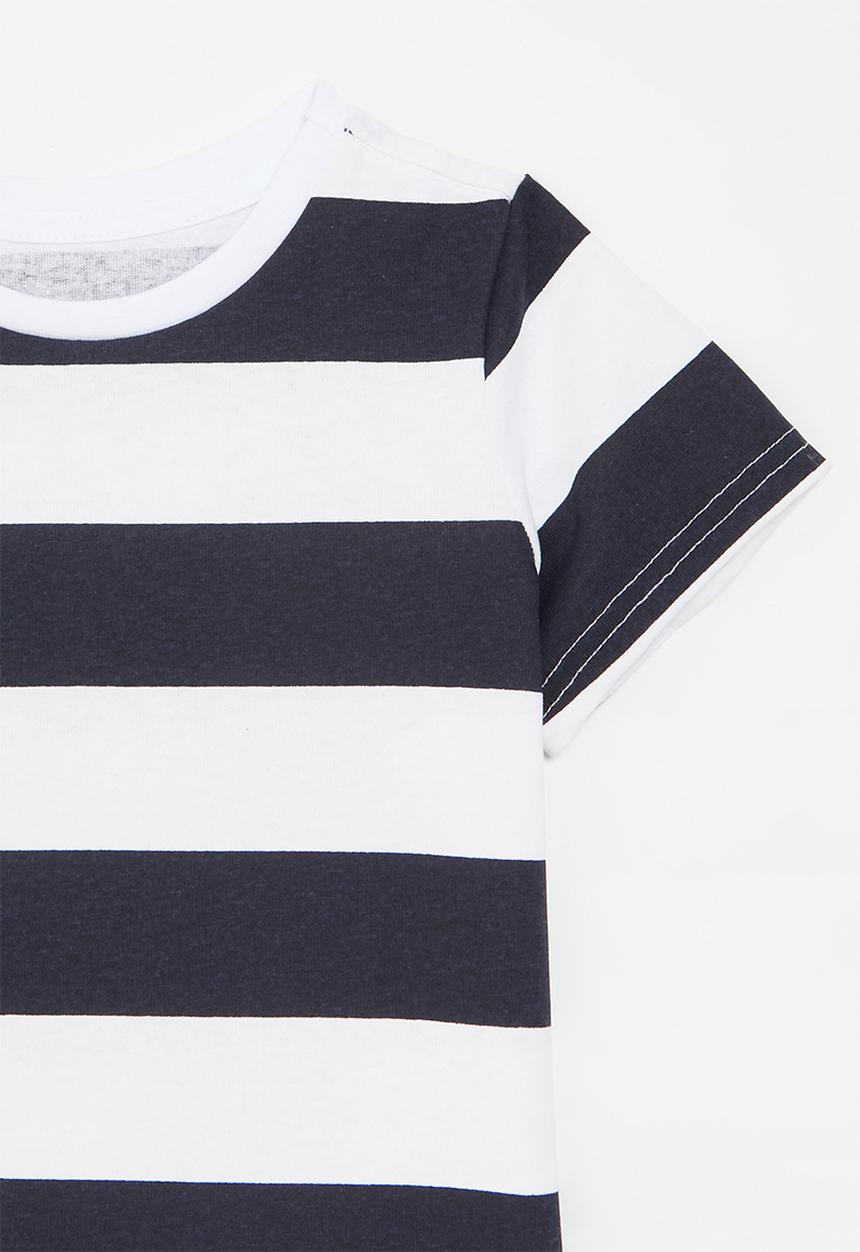 Pop Candy - Graphic tee - navy & white