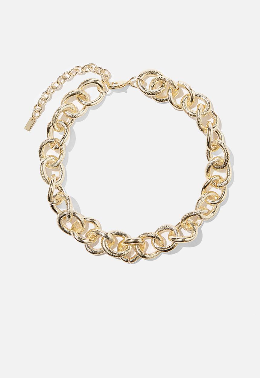 Rubi - Mid Chain Necklace - Gold Plated Xl Chunky Chain