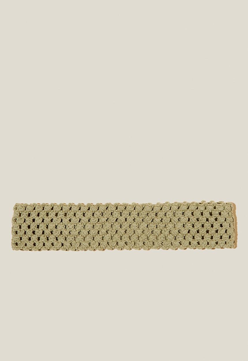 Rubi - Crochet Headband - Sage Green