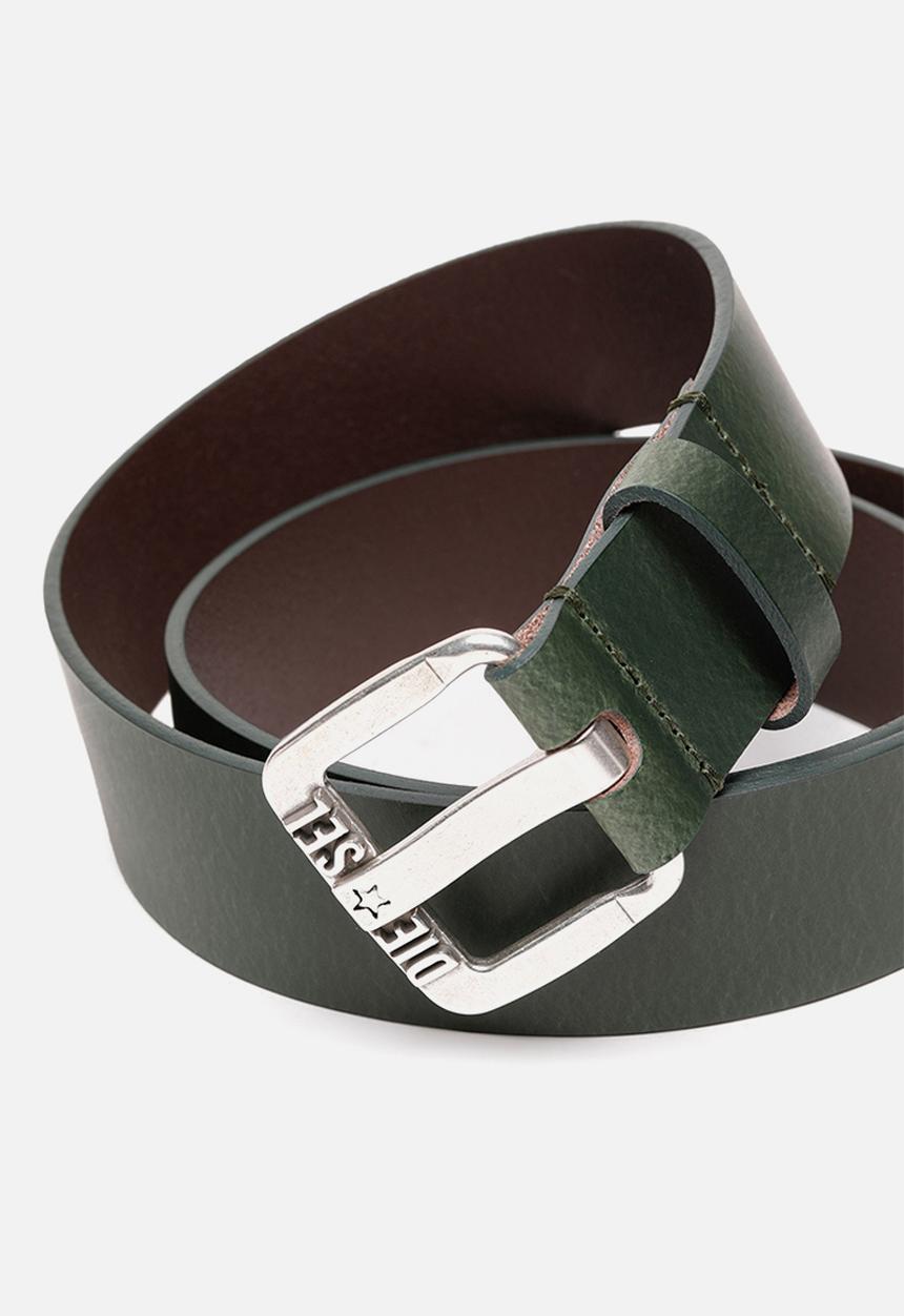 Diesel  - B-star ii belt - dark black olive