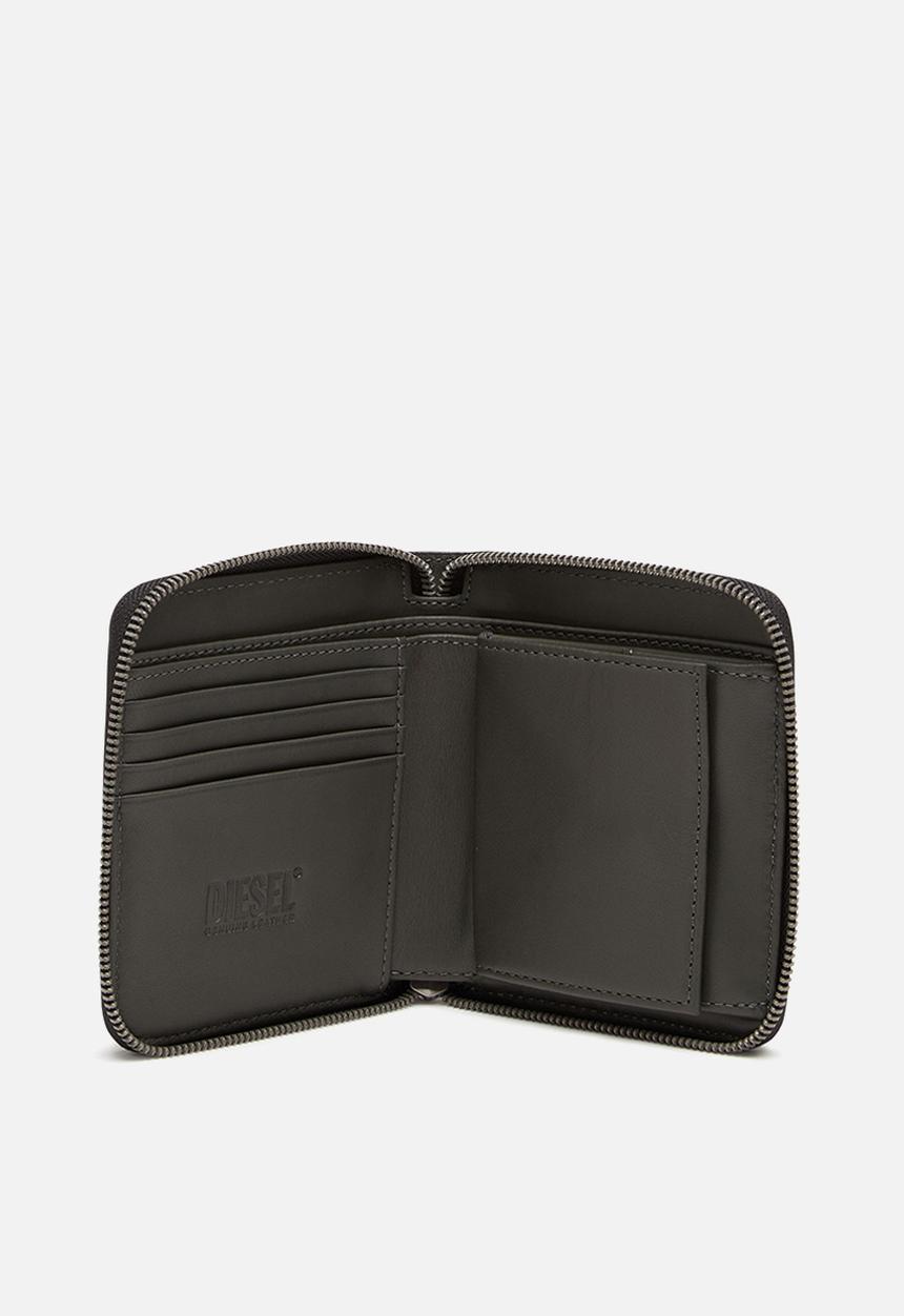 Diesel  - Bi-fold coin zip m wallet - black