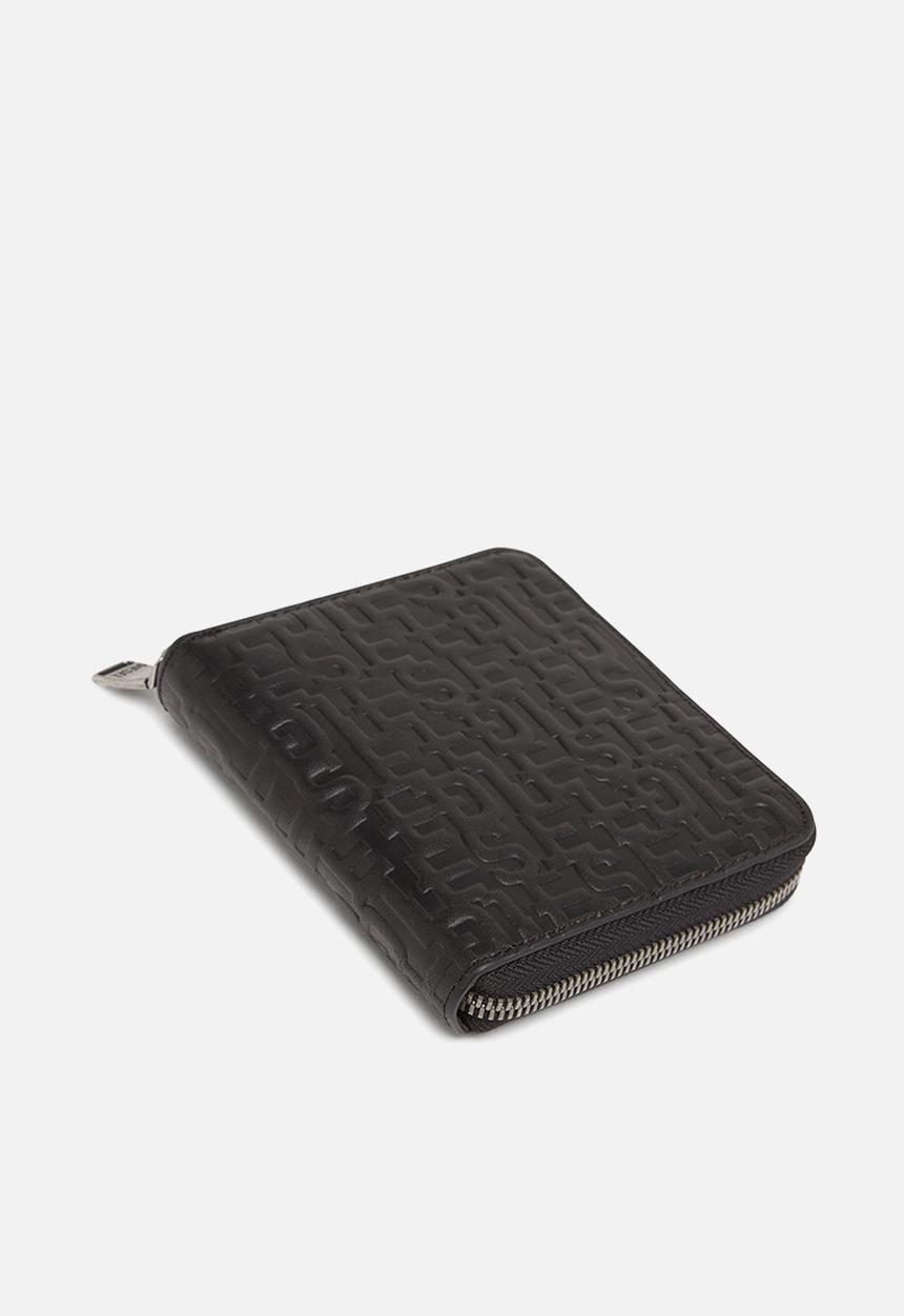 Diesel  - Bi-fold coin zip m wallet - black