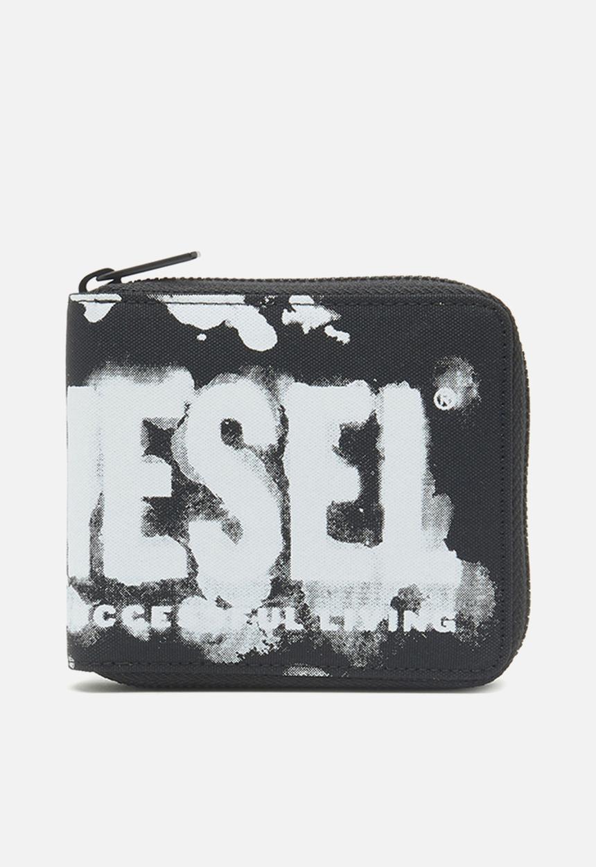 Diesel  - Rave bi-fold coin zip xs wallet - black