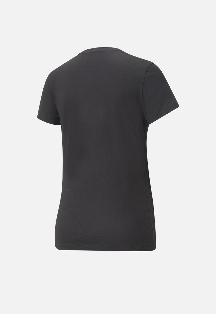 PUMA - Plus Ess+ Metallic Logo Tee - Puma Black-Gold Foil