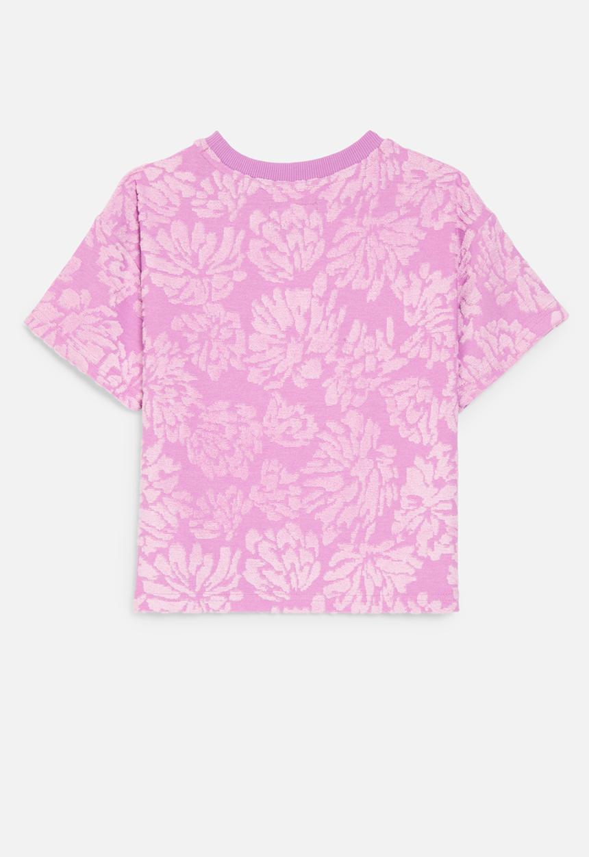 Converse - Cnvg floral jacquard dolman te - grape fizz