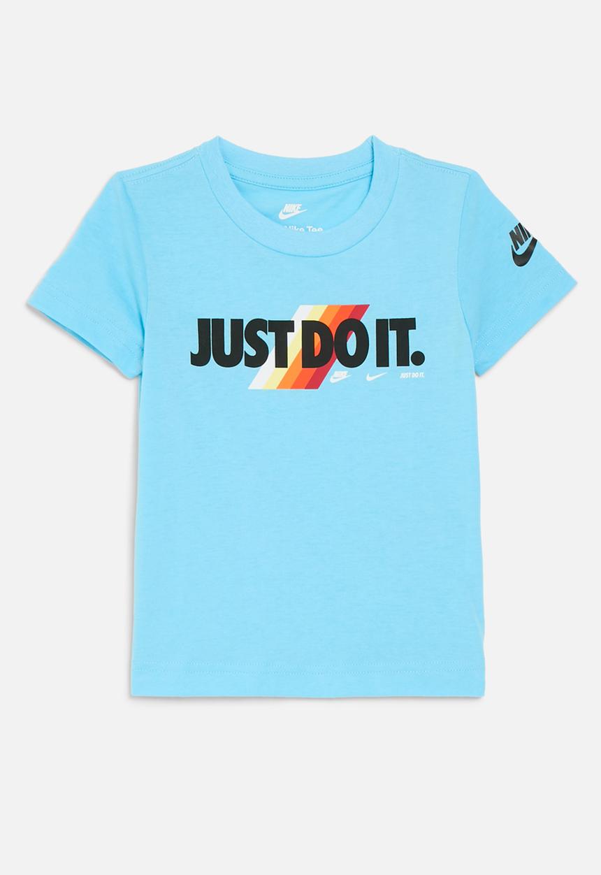 Nike - Nkb jdi block ss tee - aquarius blue