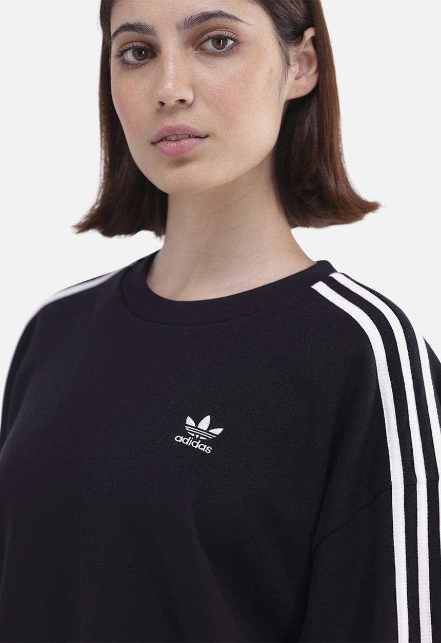 adidas Originals - 3s crew os w - black