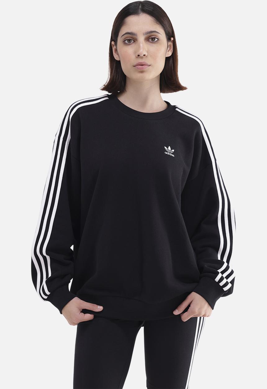 adidas Originals - 3s crew os w - black