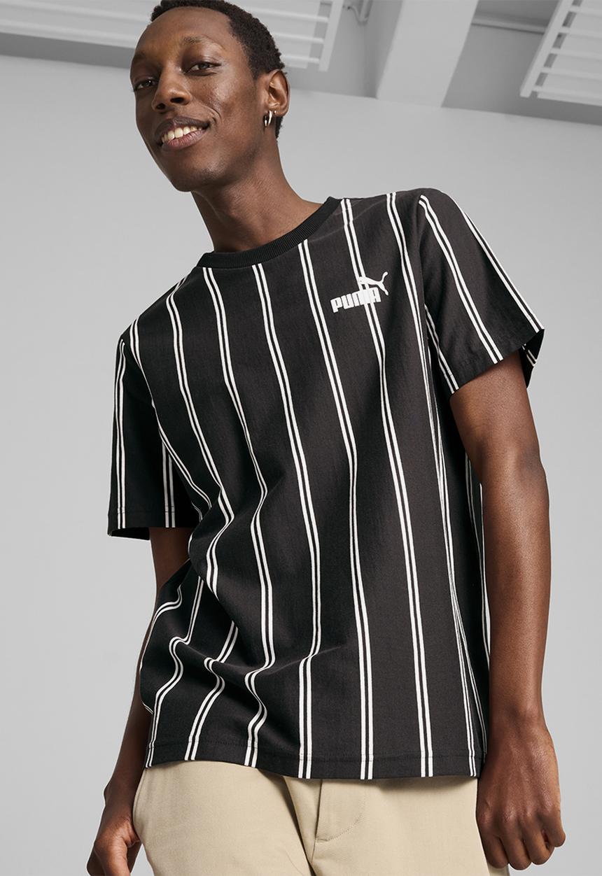PUMA - PUMA SPORTS CLUB AOP Tee - PUMA Black