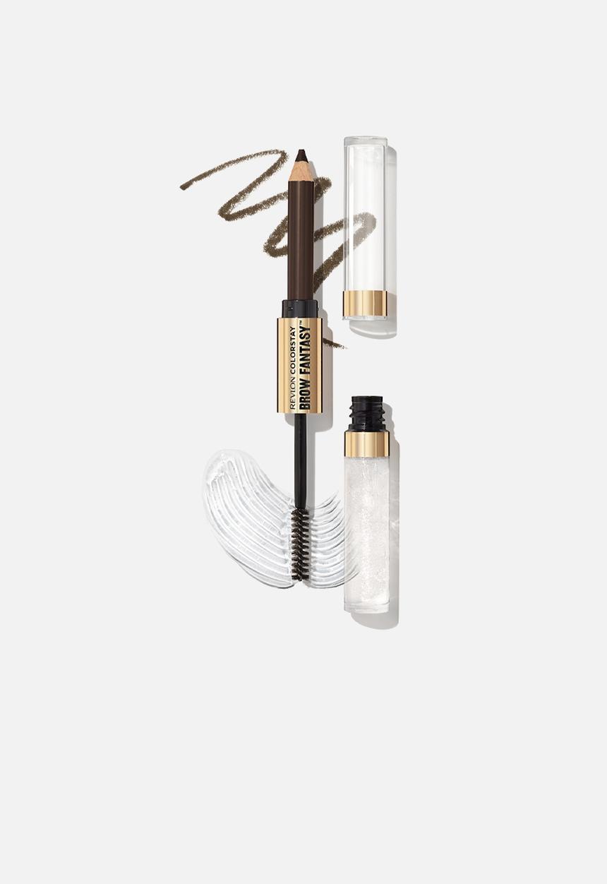 Revlon - ColorStay Brow Fantasy Pencil+Gel - Dark Brown