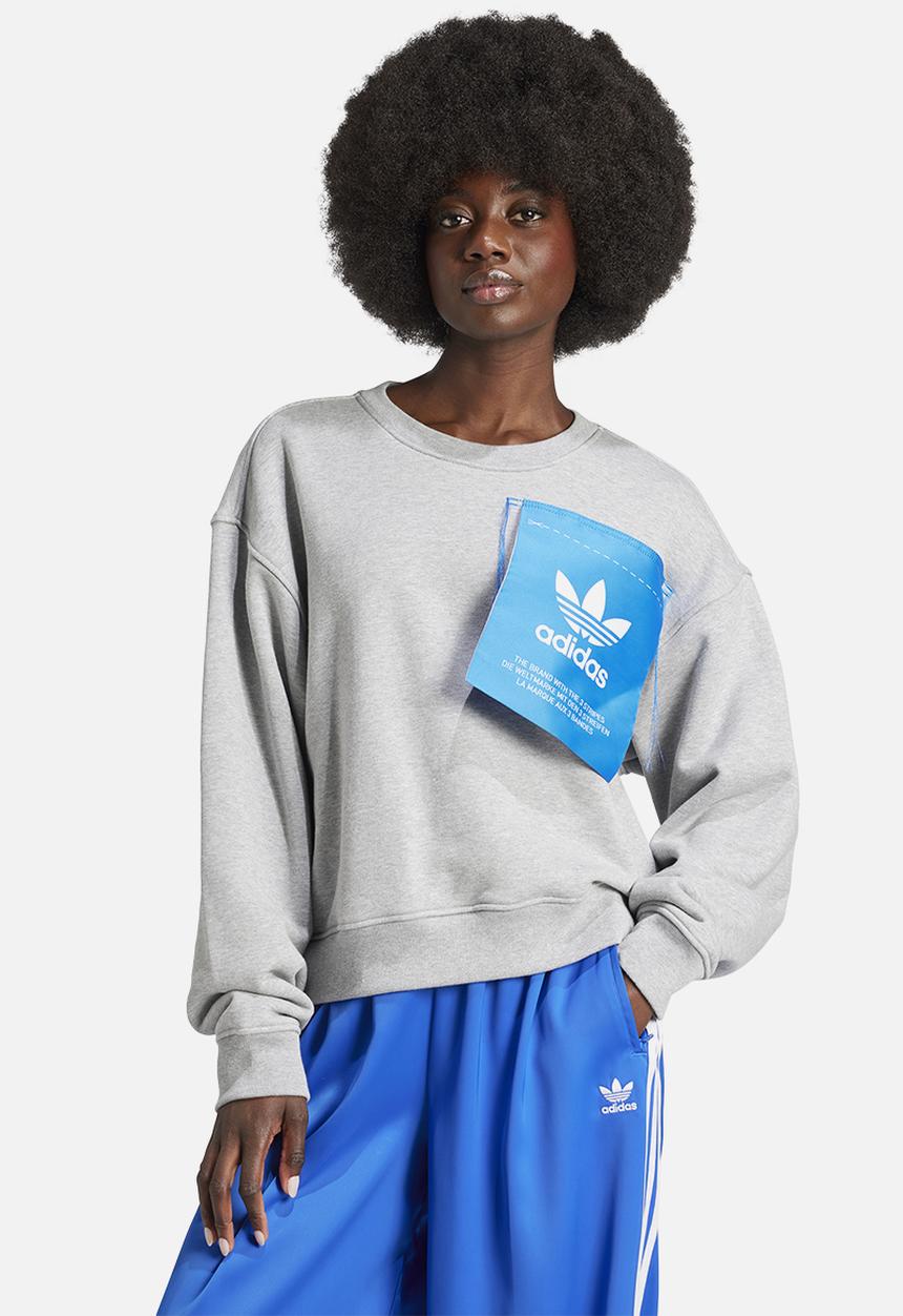 adidas Originals - Ksenia tag swt - medium grey heather