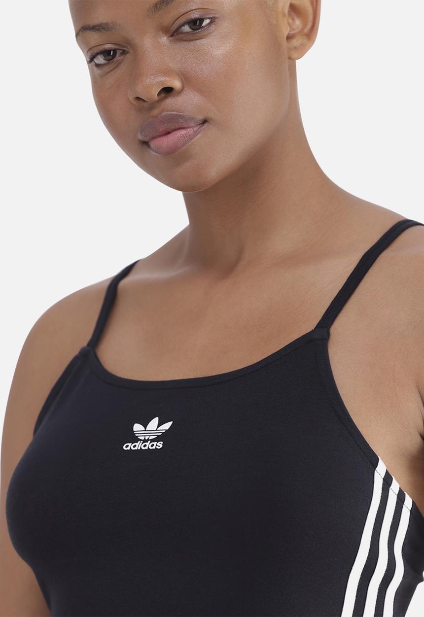 adidas Originals - 3 s crop top w - black