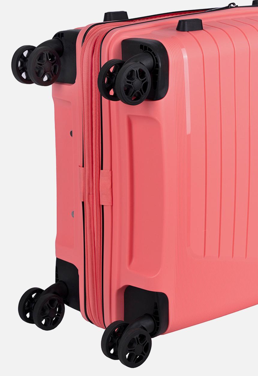 Cellini - Starlite 4-Wheel Trolley With TSA Lock - Salmon