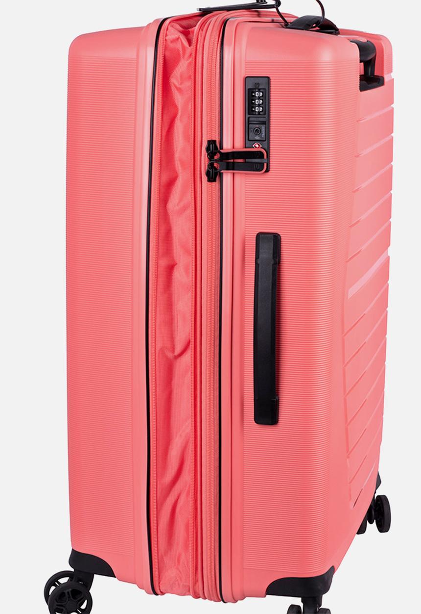 Cellini - Starlite 4-Wheel Trolley With TSA Lock - Salmon