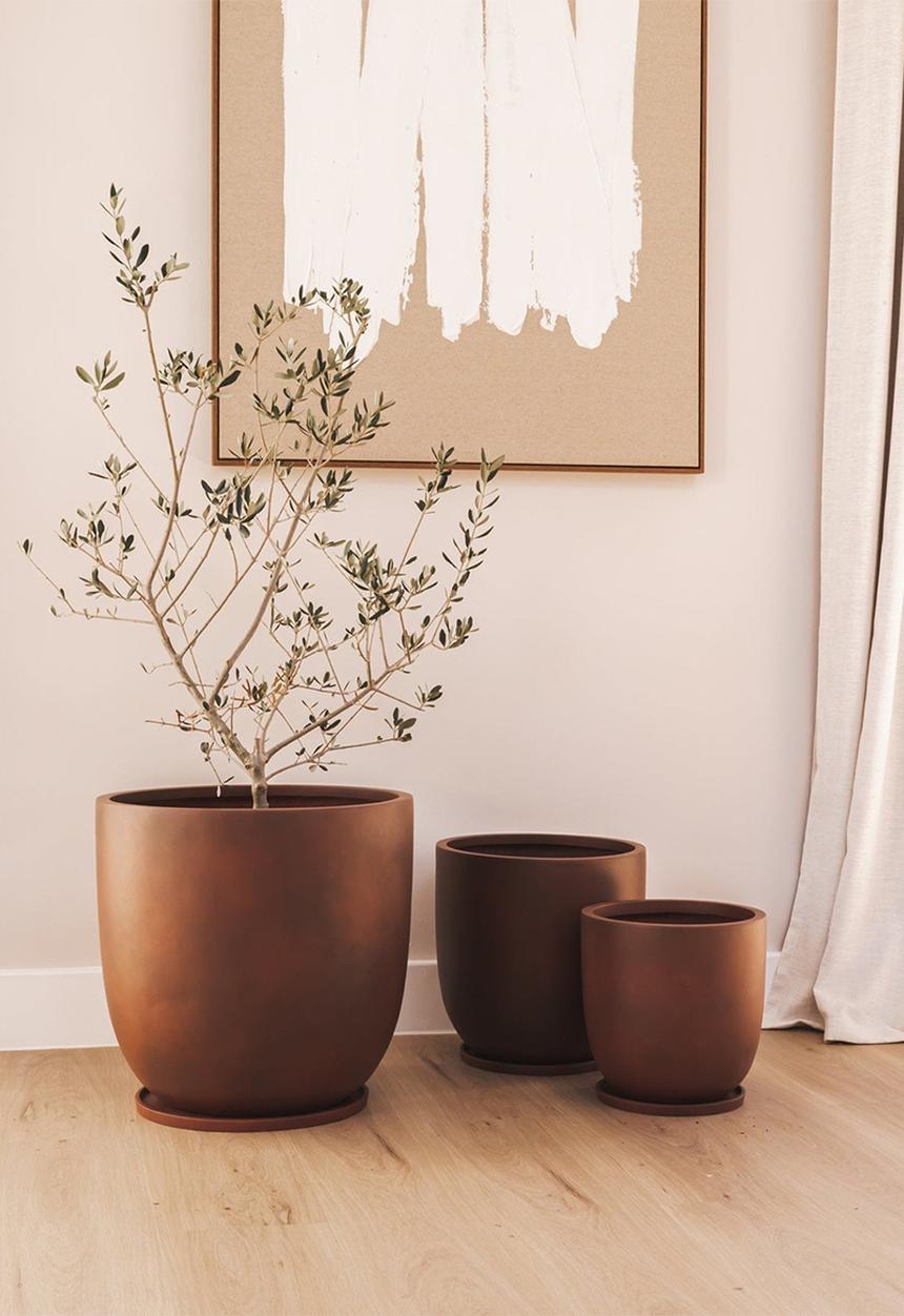 Hertex Haus - Gobi Outdoor Planter - Sienna