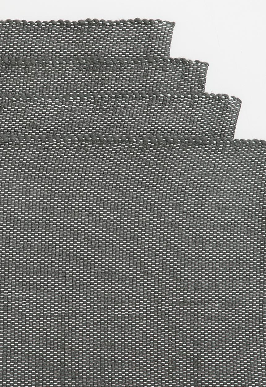Amelia Jackson - Dhurri placemat set of 4 - charcoal