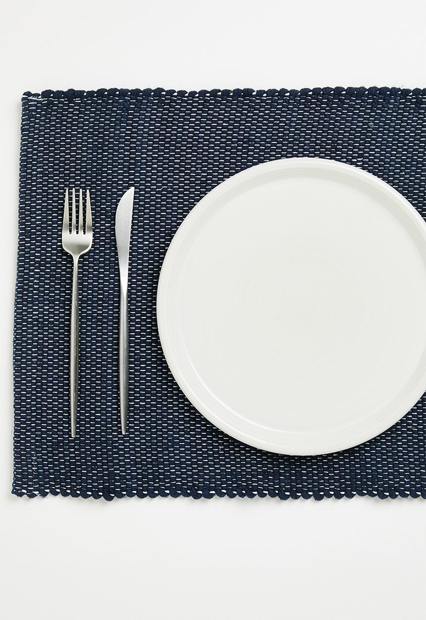Amelia Jackson - Dhurri placemat set of 4 - navy