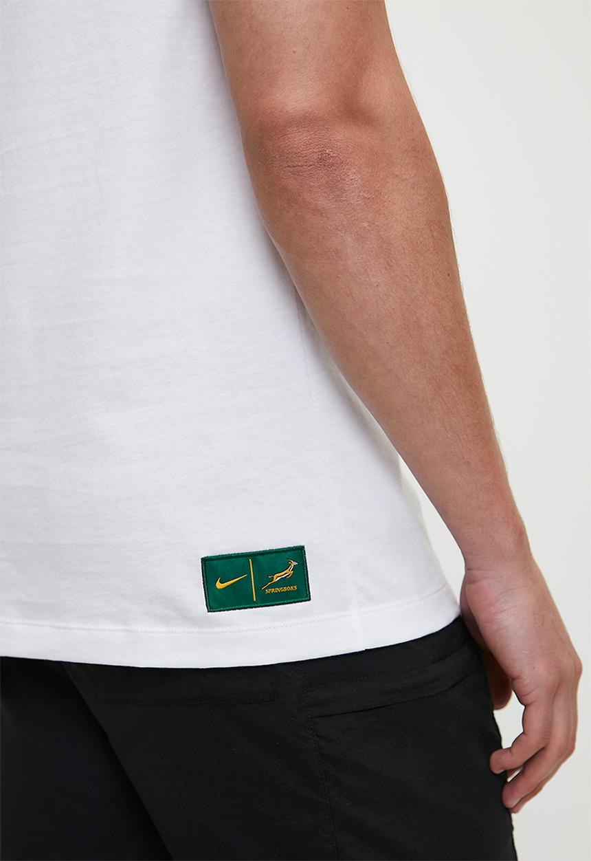Nike - Springbok graphic tee - white/gorge green/university gold