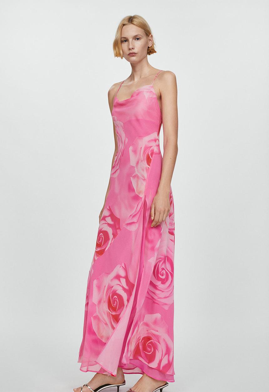 MANGO - Dress Rosa - Pink