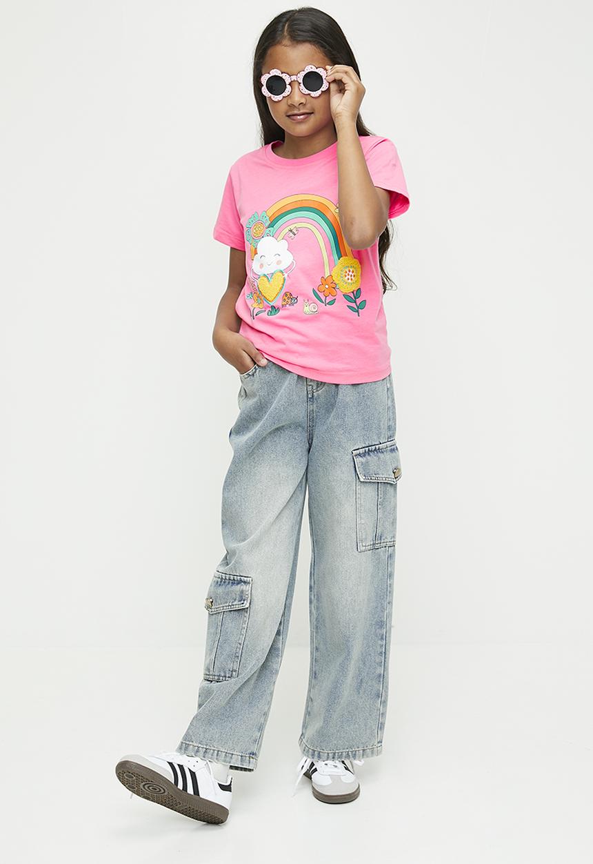 Pop Candy - Utility jeans-blue