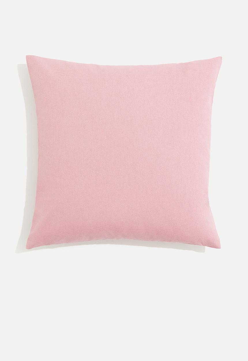 H&M - Cotton canvas cushion cover - pink