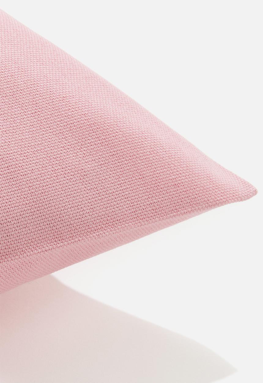 H&M - Cotton canvas cushion cover - pink