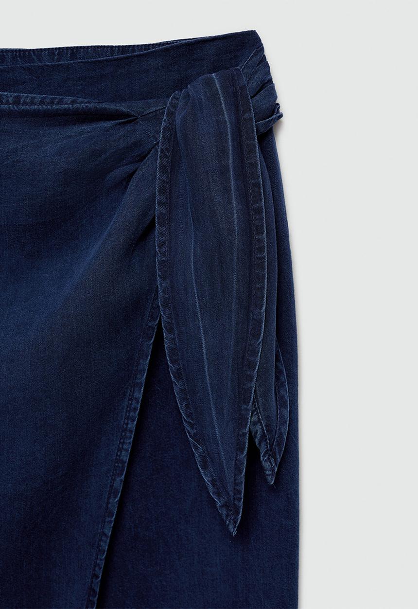 MANGO - Skirt milos - open blue