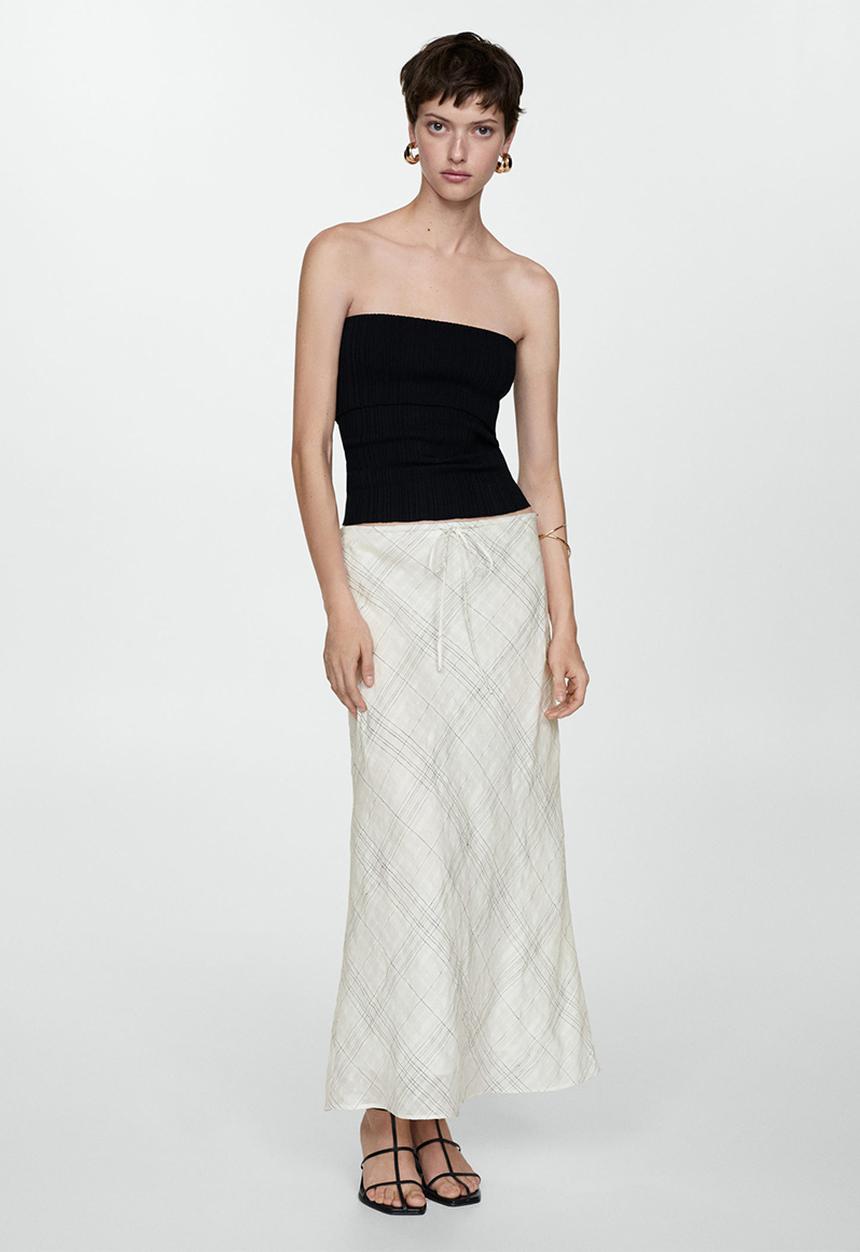 MANGO - Skirt tokio - light beige