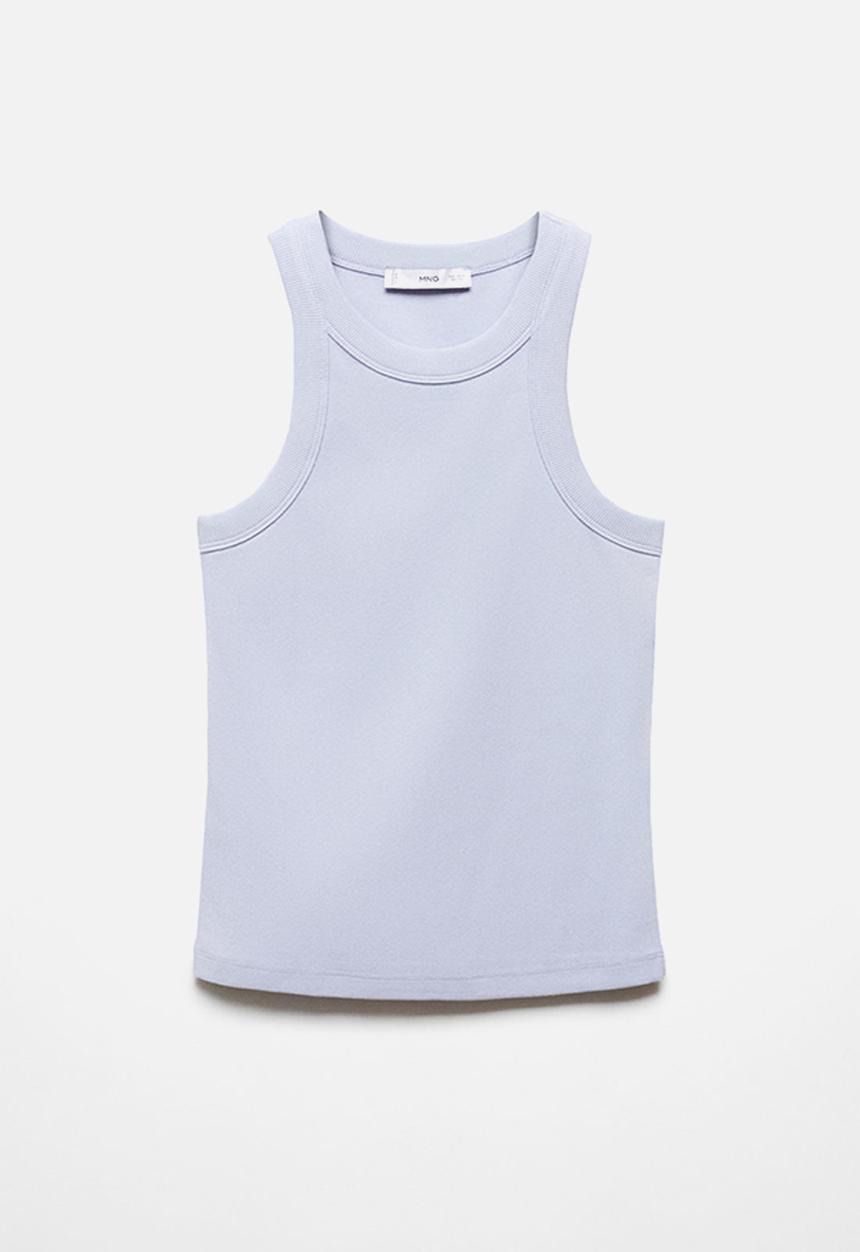 MANGO - Top Boni - Light/Pastel Blue